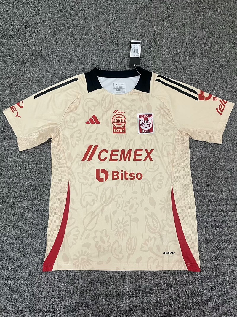 AAA Quality Tigres UANL 24/25 Special Light Beige Soccer Jersey